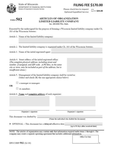 Llc Annual Report Template