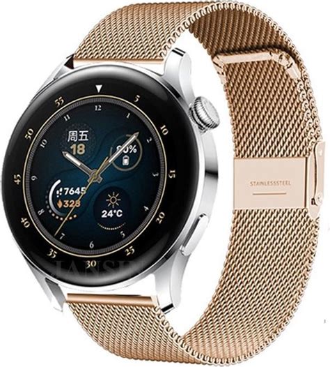 Luxe Milanese Loop Armband Geschikt Voor Huawei Watch Watch Pro Bol