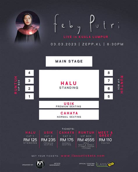 Konsert Pertama Feby Putri Di Kuala Lumpur Pada Mac Ini Di Zepp Kl