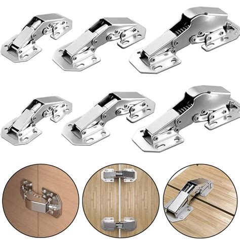 1PCS 90 Degree Cabinet Hinges 3 4 Inch No Drilling Hole Soft Close