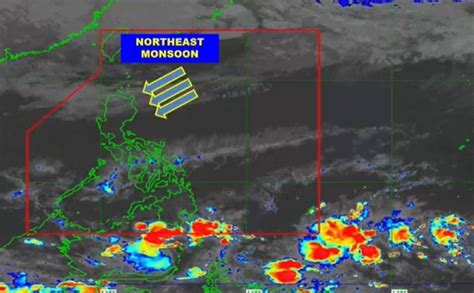 Trough Of LPA To Bring Rain Over Mindanao As Amihan Prevails Over