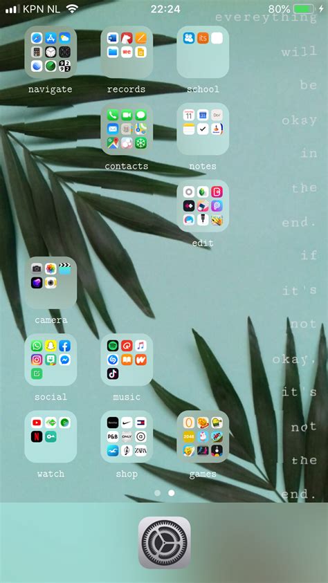 Iphone Homescreen Idea Iphone Organization Iphone Layout Organize