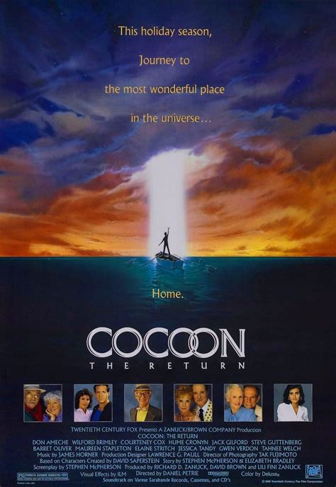 Cocoon El Regreso 1988 Elenco Y Equipo Completo Imdb