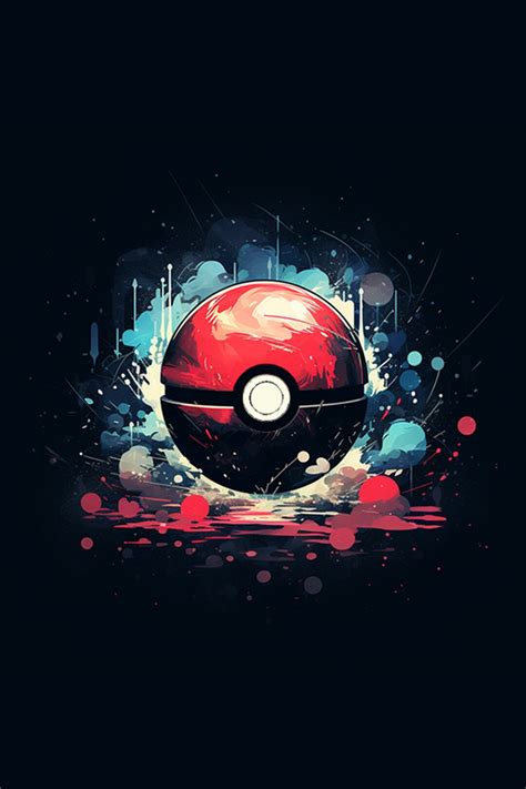 Pokeball Colour Art - Etsy