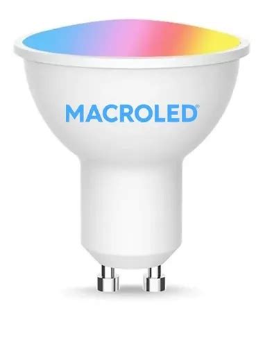 L Mpara Led Dicroica Wifi W Smart Rgb Fria Calida Macroled