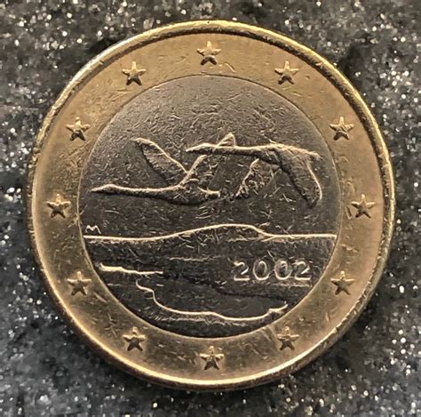 Moneda Euro Finlandia Finlandia Cisne Volador Etsy Espa A