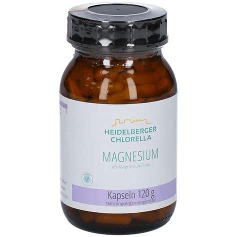 Heidelberger Chlorella Magnesium Als Magnesiumcitrat 200 St Shop