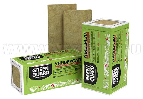 Утеплитель GreenGuard (ГринГард) Универсал, Акустик от ТЕХНОНИКОЛЬ ...