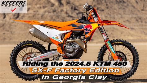 Go Pro On Board In Georgia With The 2024 5 KTM 450 SX F Keefer Inc