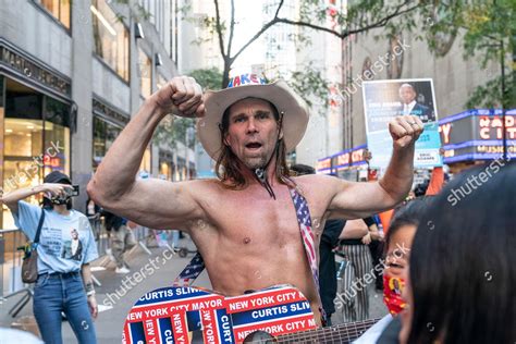 Robert John Burck Known Naked Cowboy Editorial Stock Photo Stock