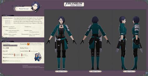 Shamir Reference Sheet [Fire Emblem Three Houses] : r/fireemblem