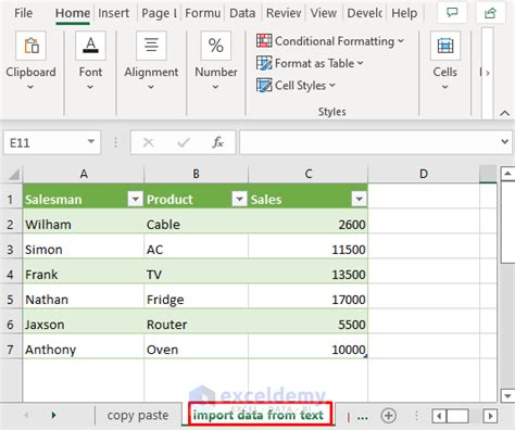 How To Import Data From Text File Into Excel Methods Exceldemy