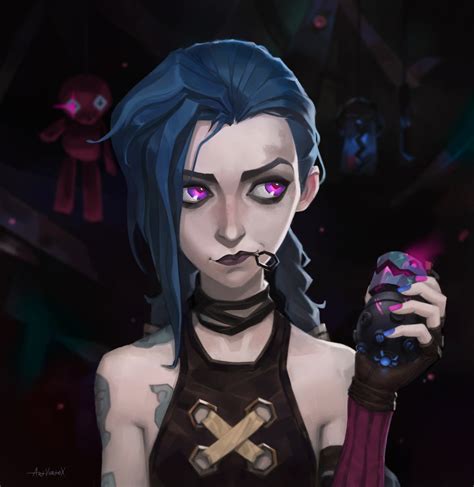 Lol Art Arcane Lol Jinx League Of Legends Лига Легенд