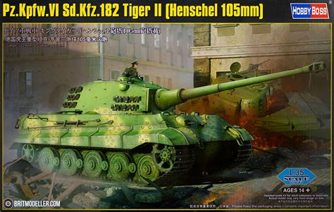 Pz Kpfw VI Sd Kfz 182 Tiger II Henschel 105mm 84559 1 35 Kits