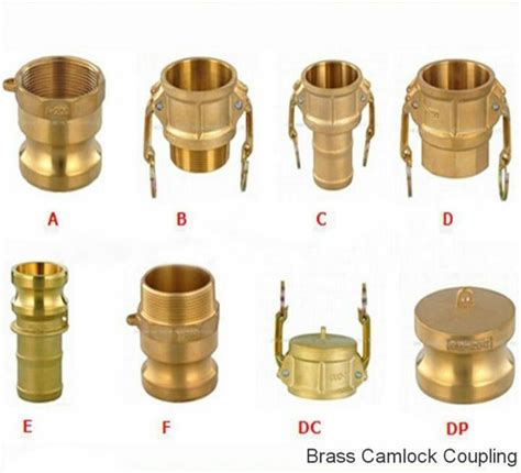 Self Locking Camlocks Type C Brass Camlock Couplings Quick Cam And