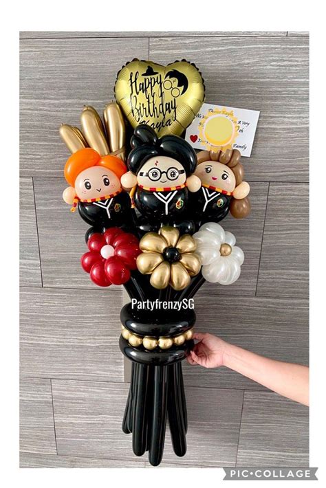 Balloon Harry Potter Flower Bouquet Balloon Harry Potter Harry