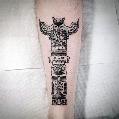 70 Artistic Totem Pole Tattoo Designs For Men 2023 Guide