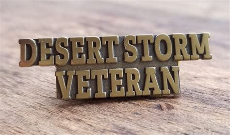 Lapel Pins National Desert Storm Memorial Association