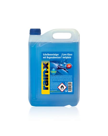 Lave Glace Voiture Anti Pluie Rain X 5L Mongrossisteauto