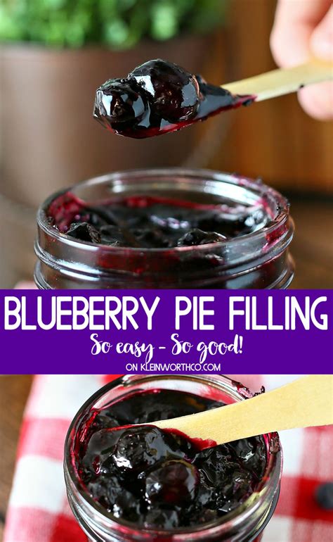 Blueberry Pie Filling - Yummi Haus