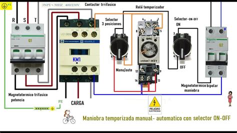 Temporizador Manual Automatico Con Selector ON OFF YouTube