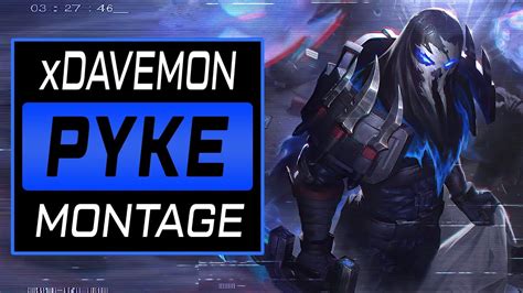 XDavemon Rank 1 Pyke NA Montage Best Pyke Plays League Of Legends