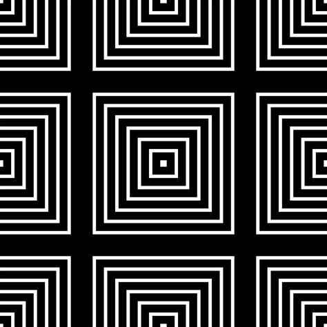 Geometry Squares Seamless Pattern Flat Style Square Pattern