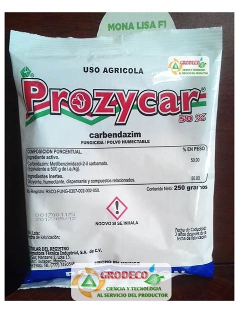 250gr Fungicida Prozycar Carbendazim Control De Enfermedades 13500 En Mercado Libre