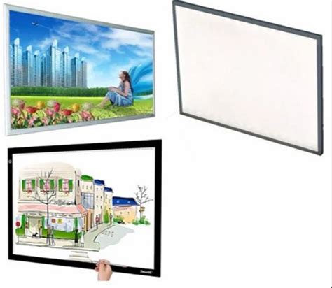 LED Aluminium Display Frame Slim Display Board Light Box A1 Size at Rs ...