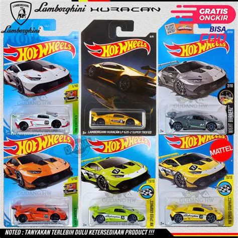 Jual Hotwheels Hot Wheels Lamborghini HURACAN LP SUPER TROFEO Mobil Balap Mobil Sport