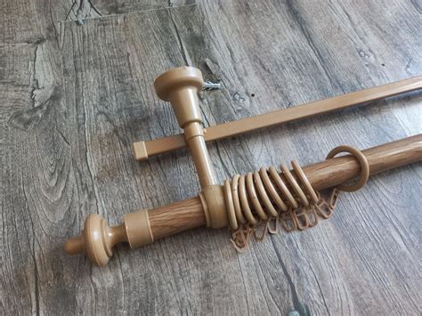 Металлопластиковый настенный, двойной круглый карниз для штор в спальню ...