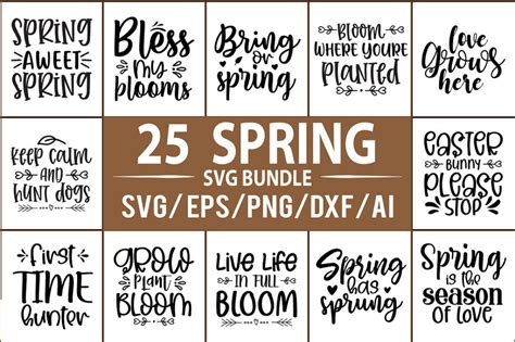 Spring Quotes SVG Bundle By Orpitabd TheHungryJPEG