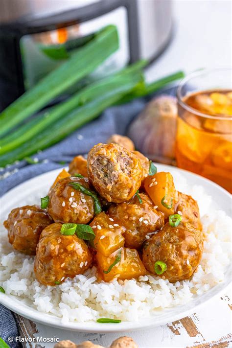 Best Homemade Slow Cooker Asian Meatballs Flavor Mosaic