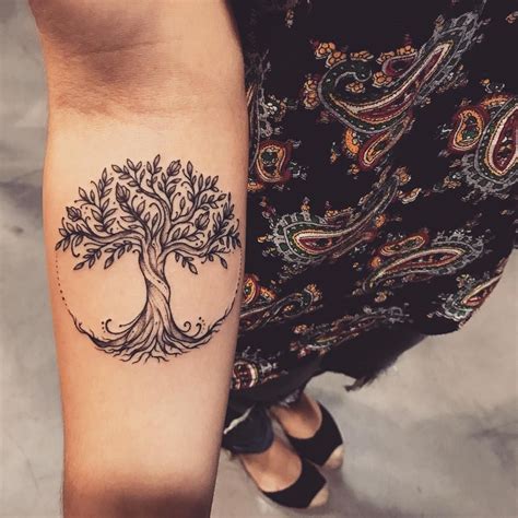 Tatuagem Criada Por Lucas Milk De Florian Polis Rvore Da Vida