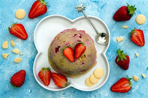 Bowl Cake Aux Fraises Amandes Et Chocolat Blanc Amandine Cooking