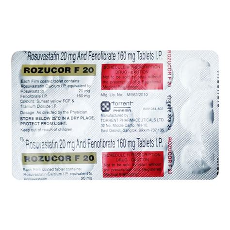 Rozucor F Tablet S Price Uses Side Effects Netmeds