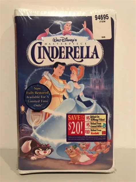 BANDE VIDÉO VHS collection chef d œuvre Walt Disney Cendrillon neuve