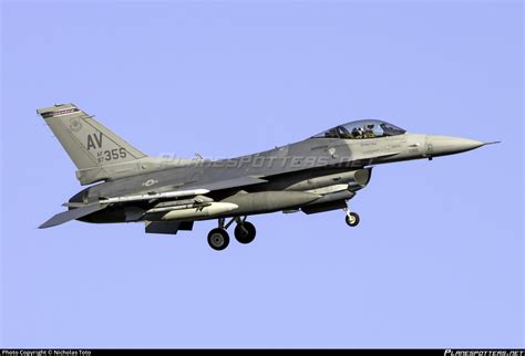 87 0355 United States Air Force General Dynamics F 16c Fighting Falcon Photo By Nicholas Toto