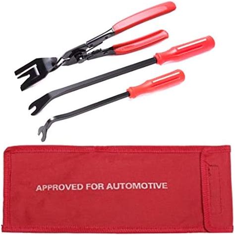 Utsauto Pcs Clip Pliers Set Fastener Remover Auto Trim Removal Tool