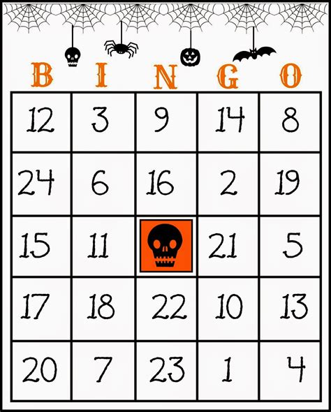 Free Printable Halloween Bingo Cards For 30 Players