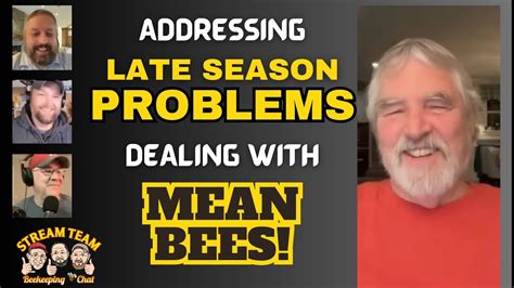 Dealing With Late Season Swarm And Mean Bees Bob Binnie Youtube