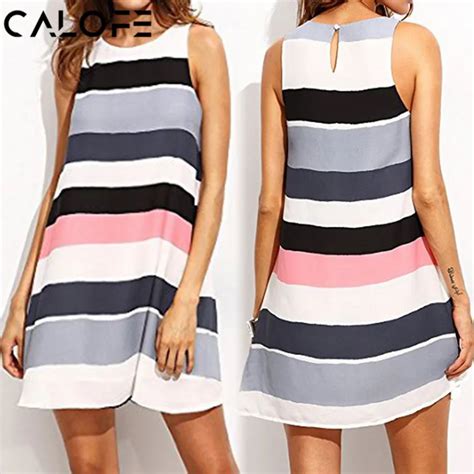 2018 Sexy One Piece Swimwear Bikini Swim Beach Dress For Women Striped Long Swimsuit Dress