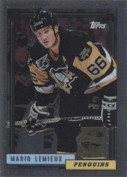 Topps Chrome Mario Lemieux Commemorative Series Reprints