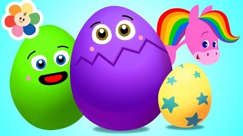 Aprende Con Huevo Sorpresa Colores Y Animales Para Niños Huevos