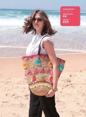 Sacs Et Chapeaux Crocheter En Raphia Le De Ingrid Leroux Grand