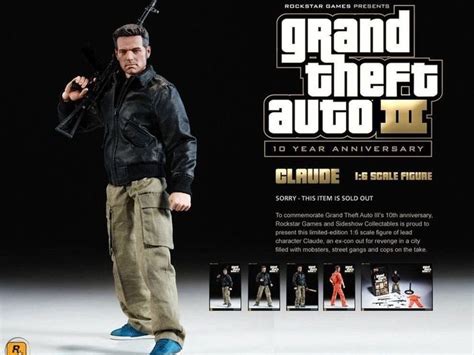 Sideshow Gta Iii 10th Anniversary Limited Edition Claude 16 Scale ...