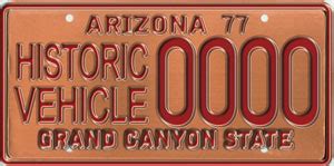 Arizona Classic Car Plates Guwtaa