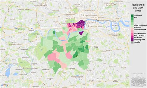 South-West-London population stats in maps and graphs.