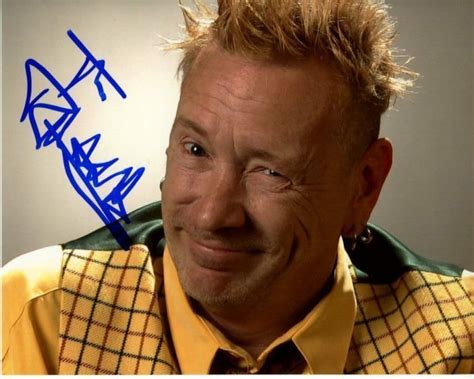 John Johnny Rotten Lydon Signed Autographed Photo Sex Pistols Etsy