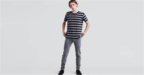 519™ Extreme Skinny Levi’s® Flex Men's Jeans - Grey | Levi's® US